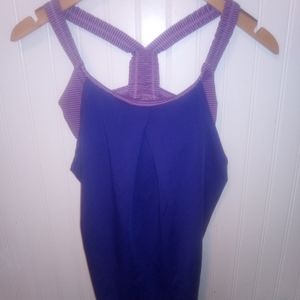 Tank top with sewn in Sports bra